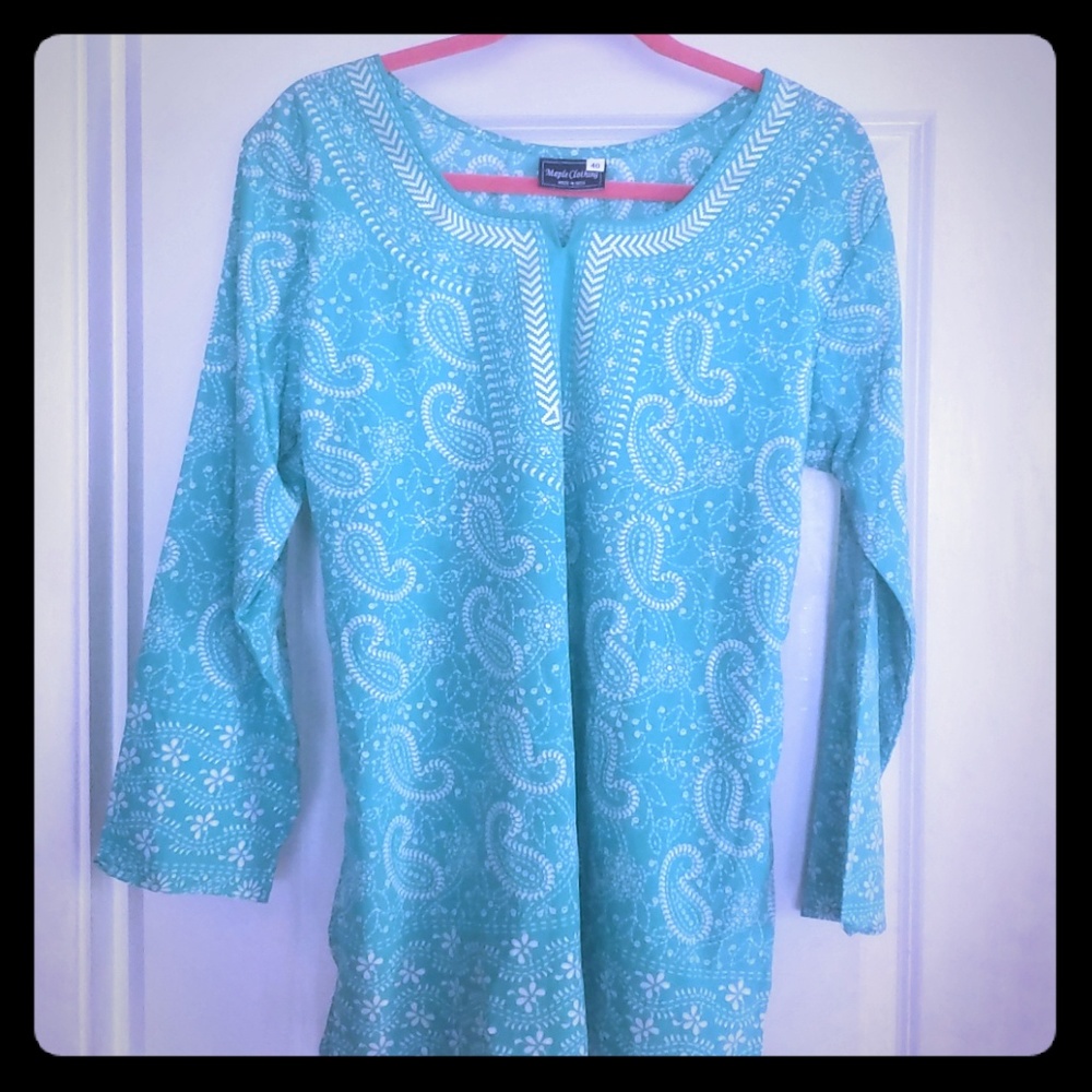 Long tunic top (kurti) NWOT
